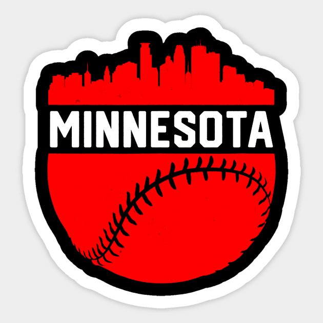 Downtown MPLS STP Minnesota Skyline Baseball Sticker by Vigo